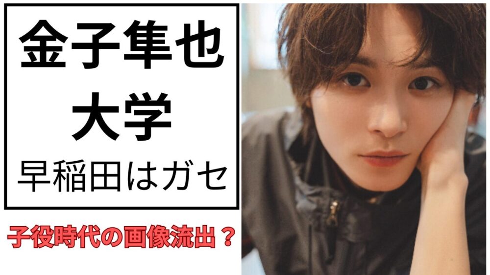 金子隼也のアイキャッチ画像