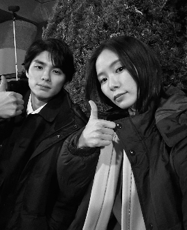 ブラックガールズトーク出演時の本田響矢と朝日奈央の画像