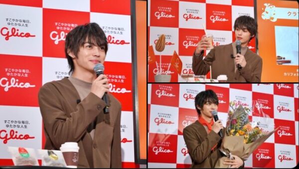 グリコのイベント参加時の神尾楓珠の画像