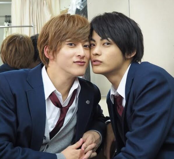 私がモテてどうすんだで共演した伊藤あさひと神尾楓珠のツーショット画像