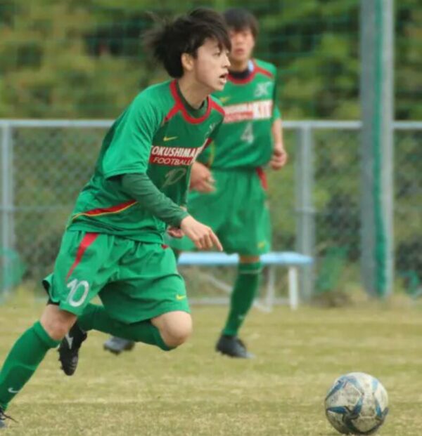 徳島北高校時代、サッカー選手だった池田匡志の画像