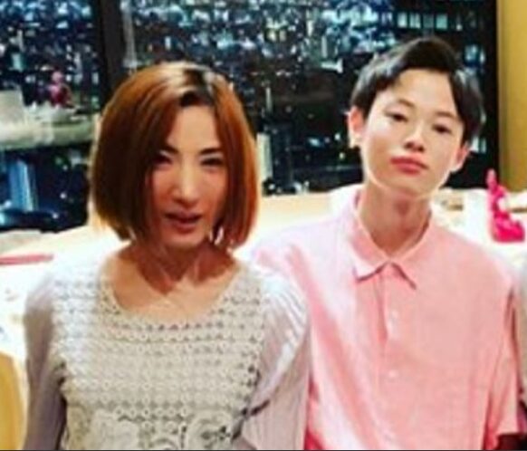 窪塚愛流の母のんちゃんと窪塚愛流の画像