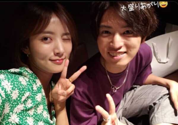 なつなかん出演時の桐山漣と夏菜の画像