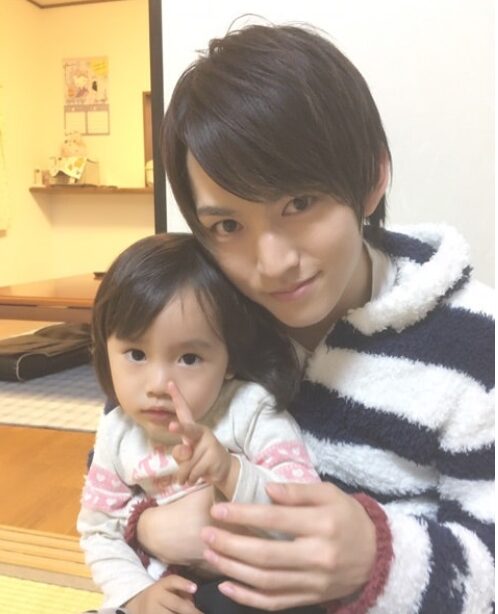 和田雅成と姪っ子の画像