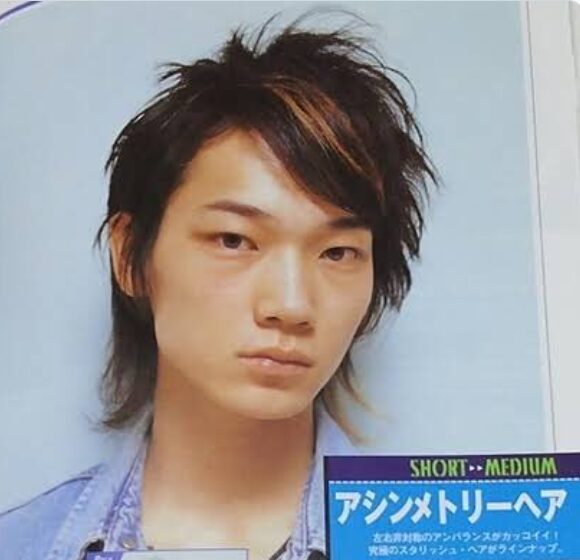 綾野剛のモデル時代の画像